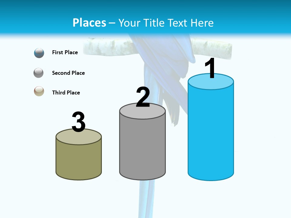 Path Canary Yellow PowerPoint Template
