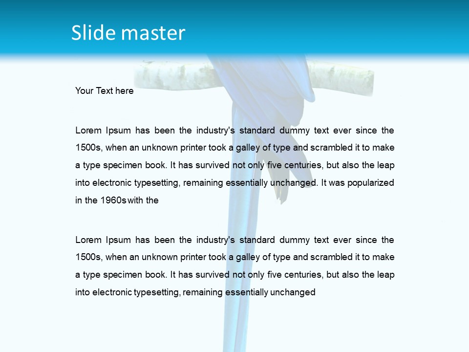 Path Canary Yellow PowerPoint Template