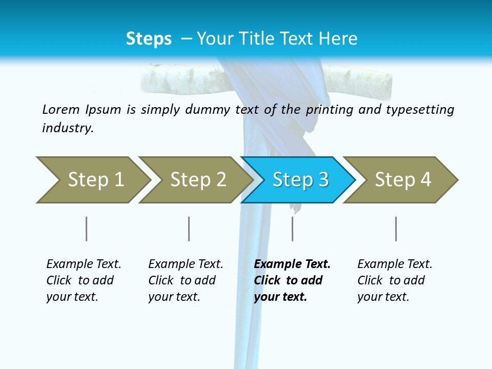 Path Canary Yellow PowerPoint Template