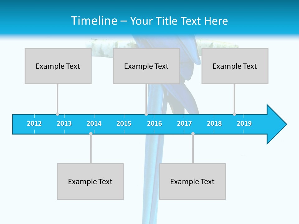 Path Canary Yellow PowerPoint Template