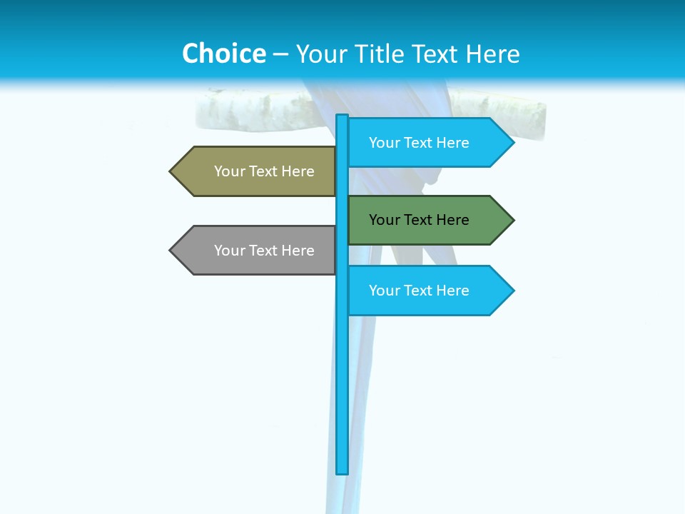 Path Canary Yellow PowerPoint Template