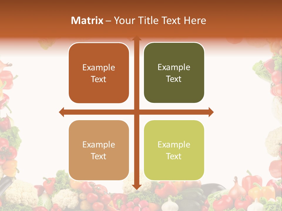 Ripe Ingredient Assorted PowerPoint Template