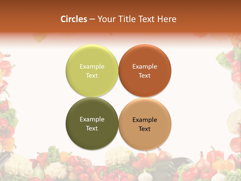 Ripe Ingredient Assorted PowerPoint Template