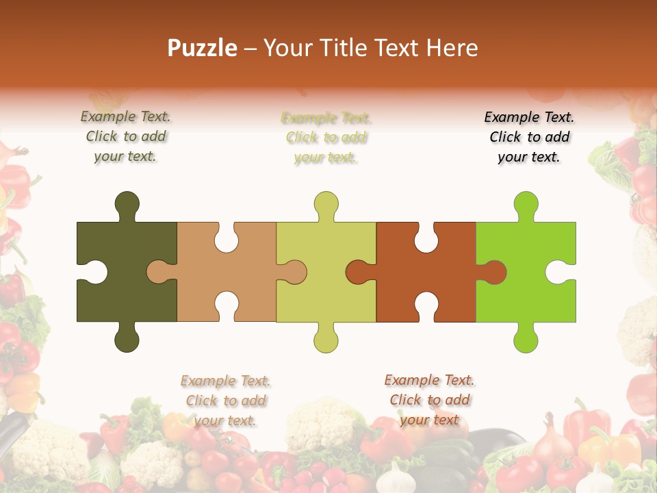 Ripe Ingredient Assorted PowerPoint Template