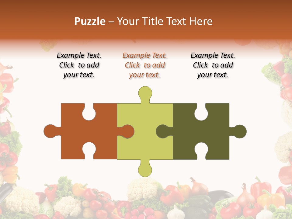 Ripe Ingredient Assorted PowerPoint Template