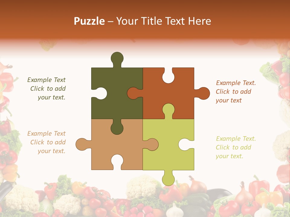 Ripe Ingredient Assorted PowerPoint Template