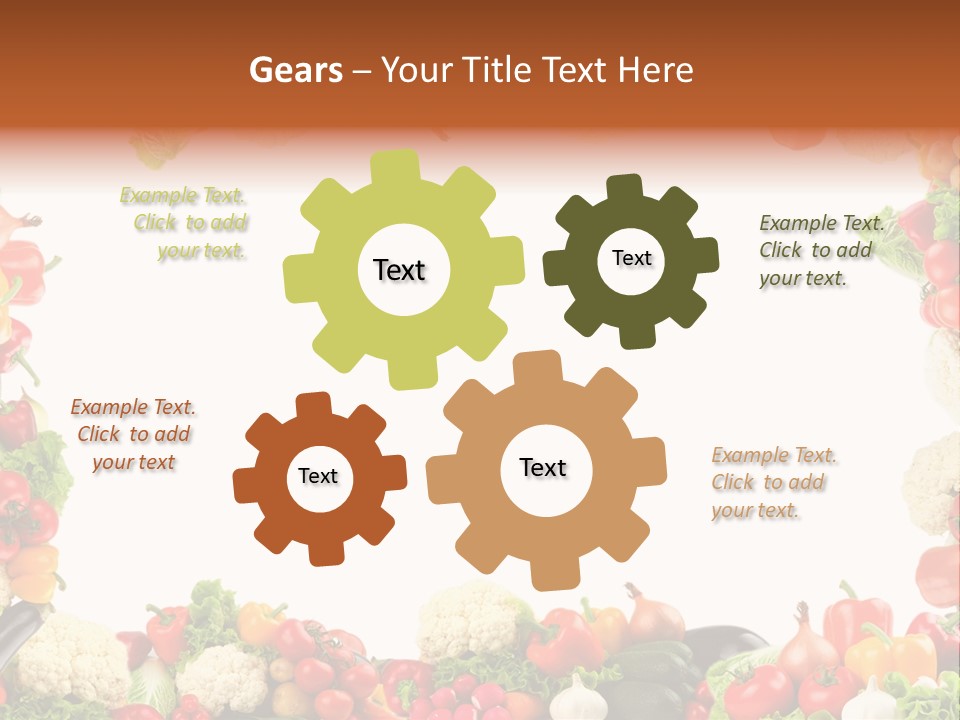 Ripe Ingredient Assorted PowerPoint Template