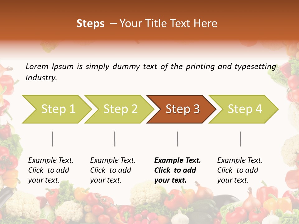 Ripe Ingredient Assorted PowerPoint Template