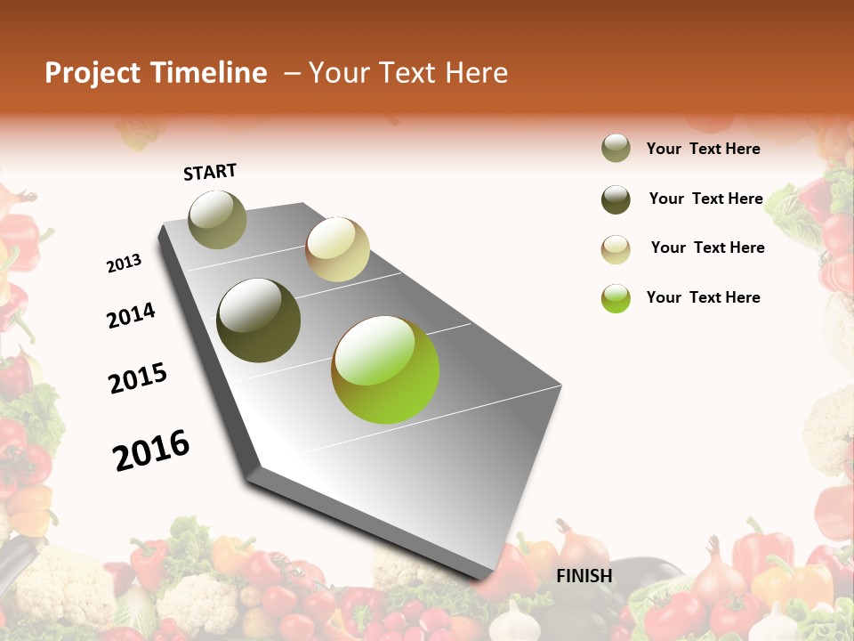 Ripe Ingredient Assorted PowerPoint Template
