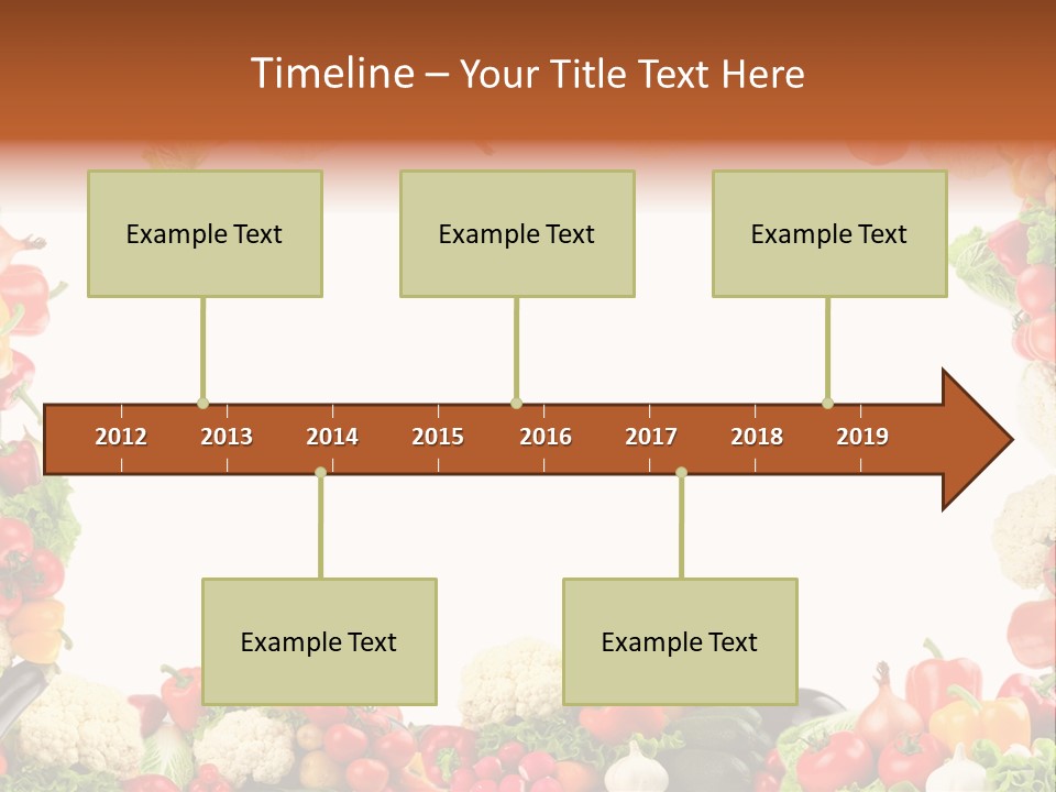 Ripe Ingredient Assorted PowerPoint Template