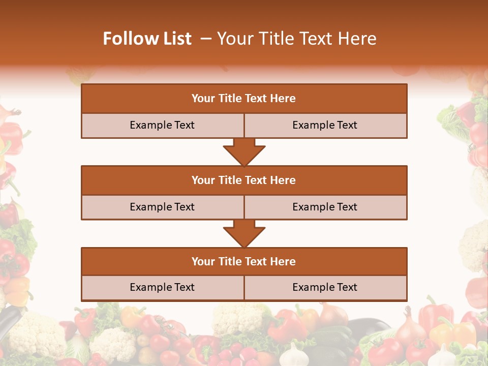 Ripe Ingredient Assorted PowerPoint Template