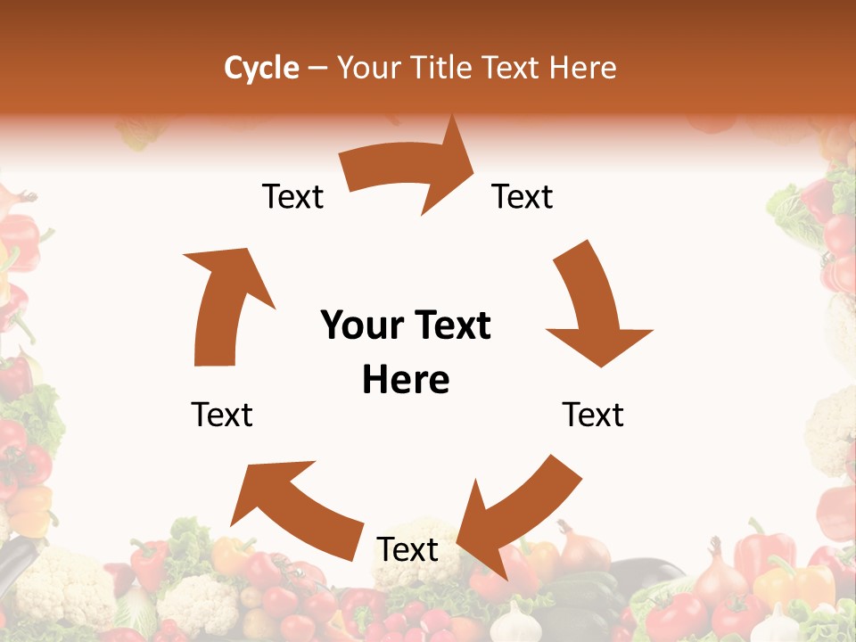Ripe Ingredient Assorted PowerPoint Template
