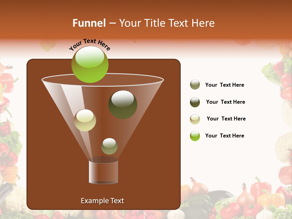 Ripe Ingredient Assorted PowerPoint Template