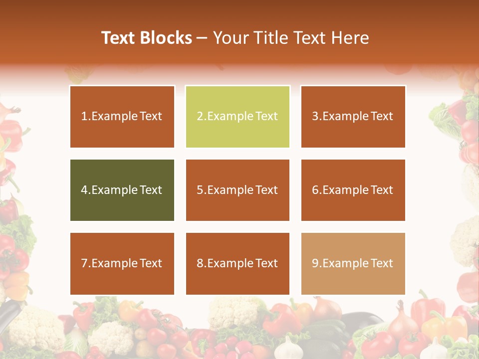 Ripe Ingredient Assorted PowerPoint Template