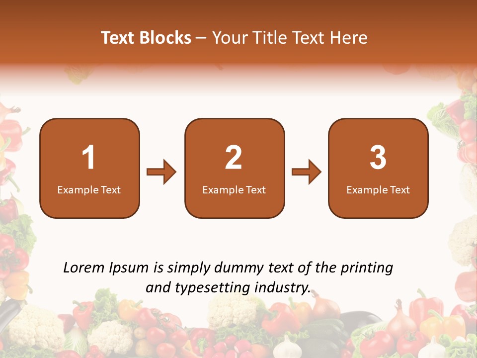 Ripe Ingredient Assorted PowerPoint Template