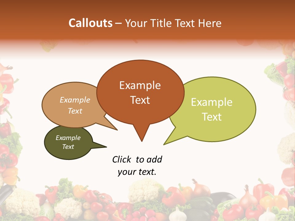 Ripe Ingredient Assorted PowerPoint Template