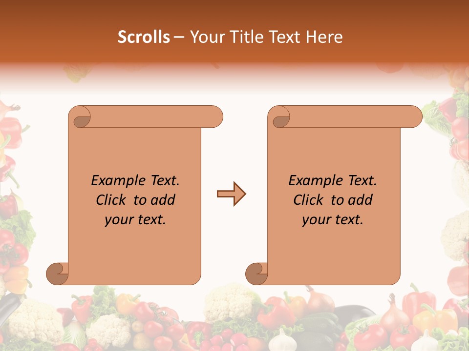 Ripe Ingredient Assorted PowerPoint Template