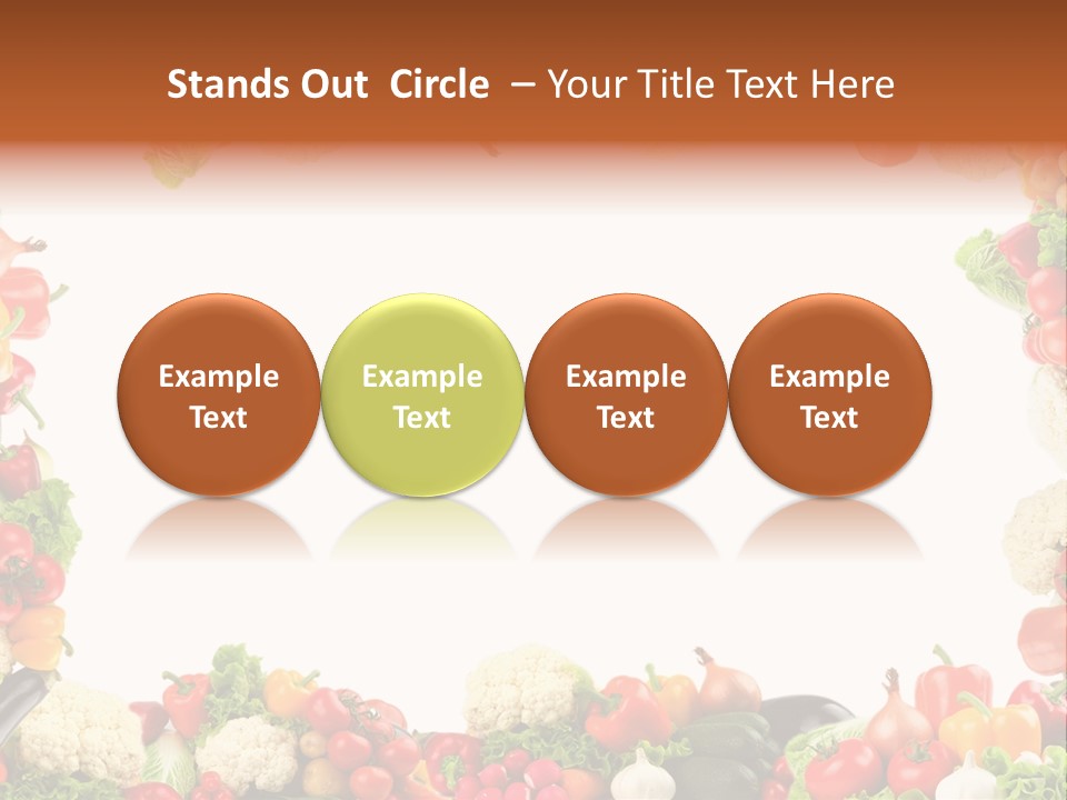 Ripe Ingredient Assorted PowerPoint Template