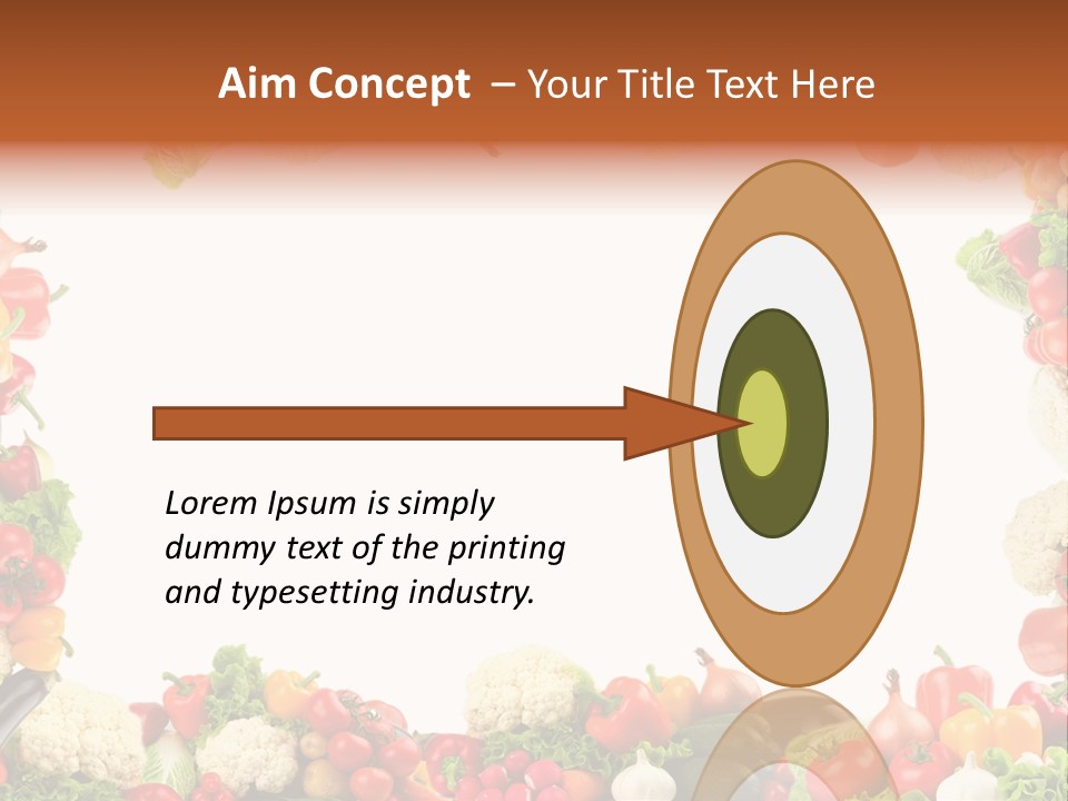 Ripe Ingredient Assorted PowerPoint Template