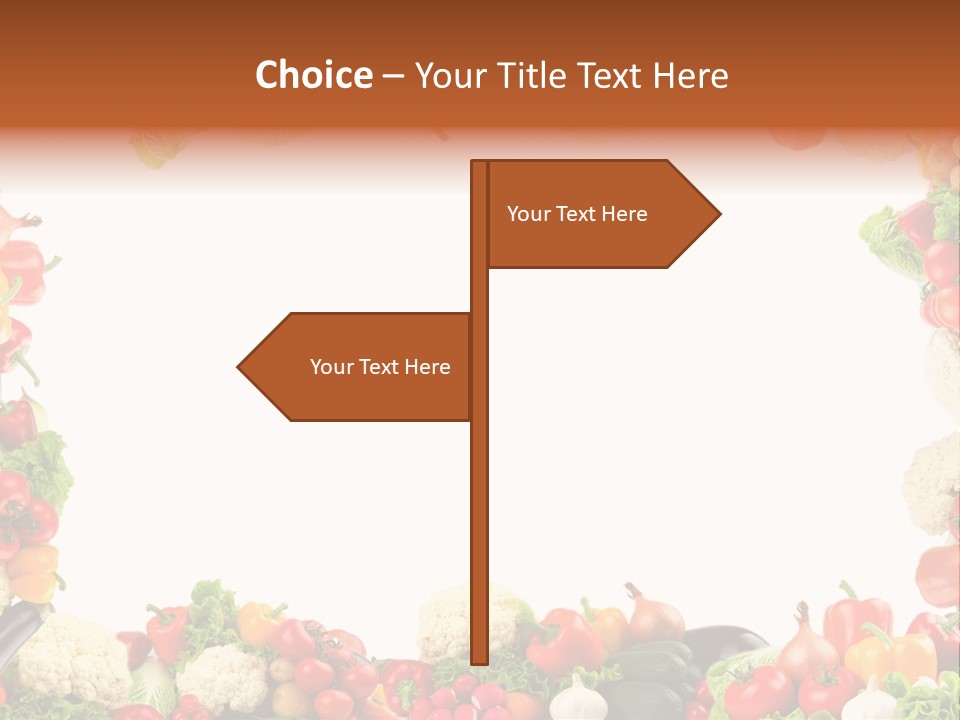 Ripe Ingredient Assorted PowerPoint Template