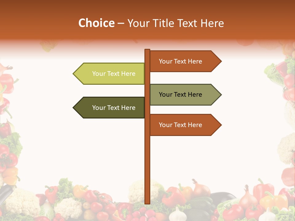 Ripe Ingredient Assorted PowerPoint Template