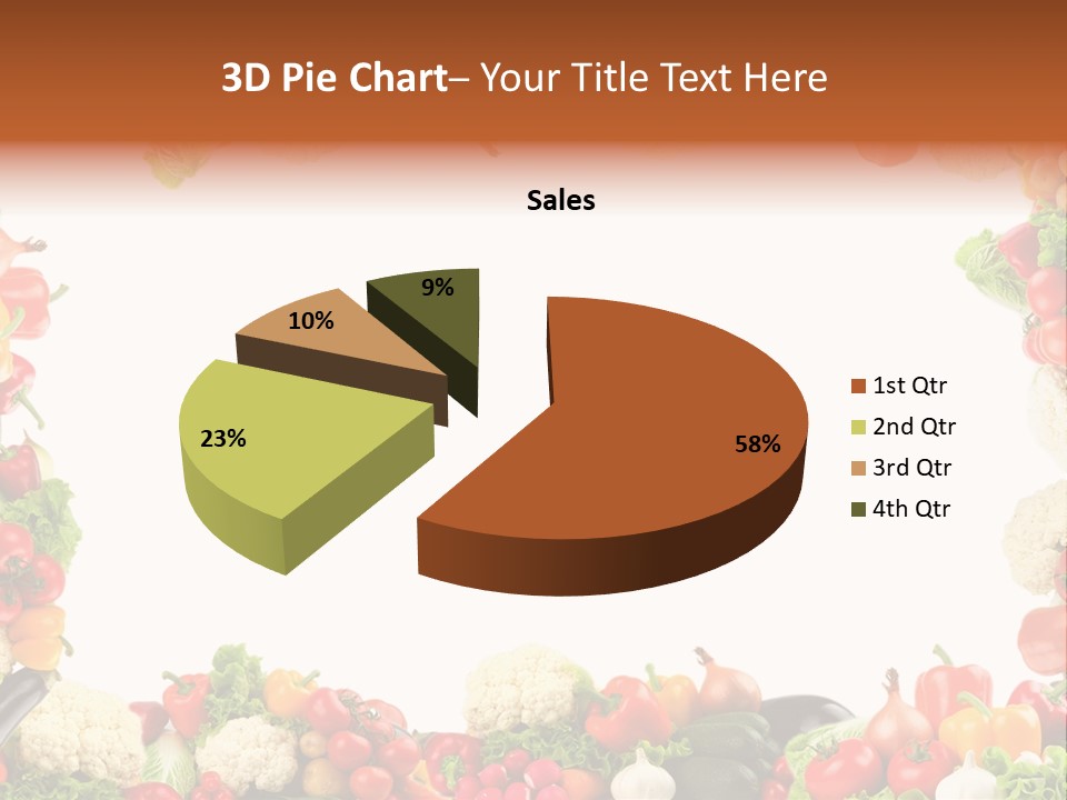 Ripe Ingredient Assorted PowerPoint Template