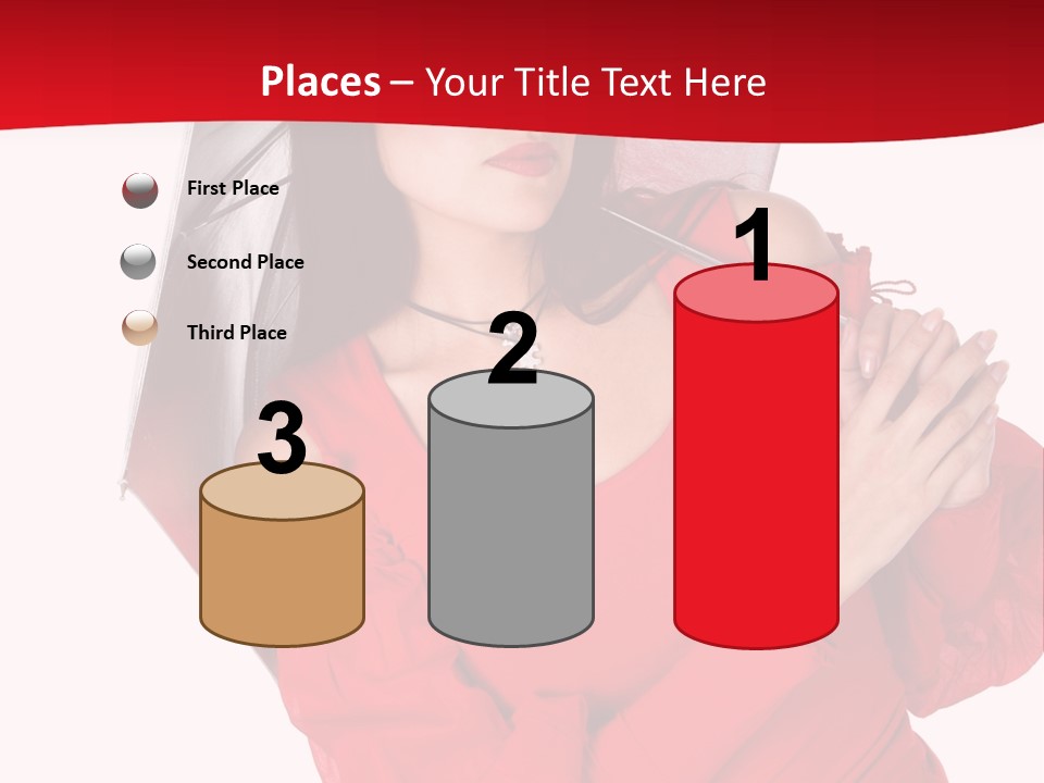 Long Wet Red PowerPoint Template