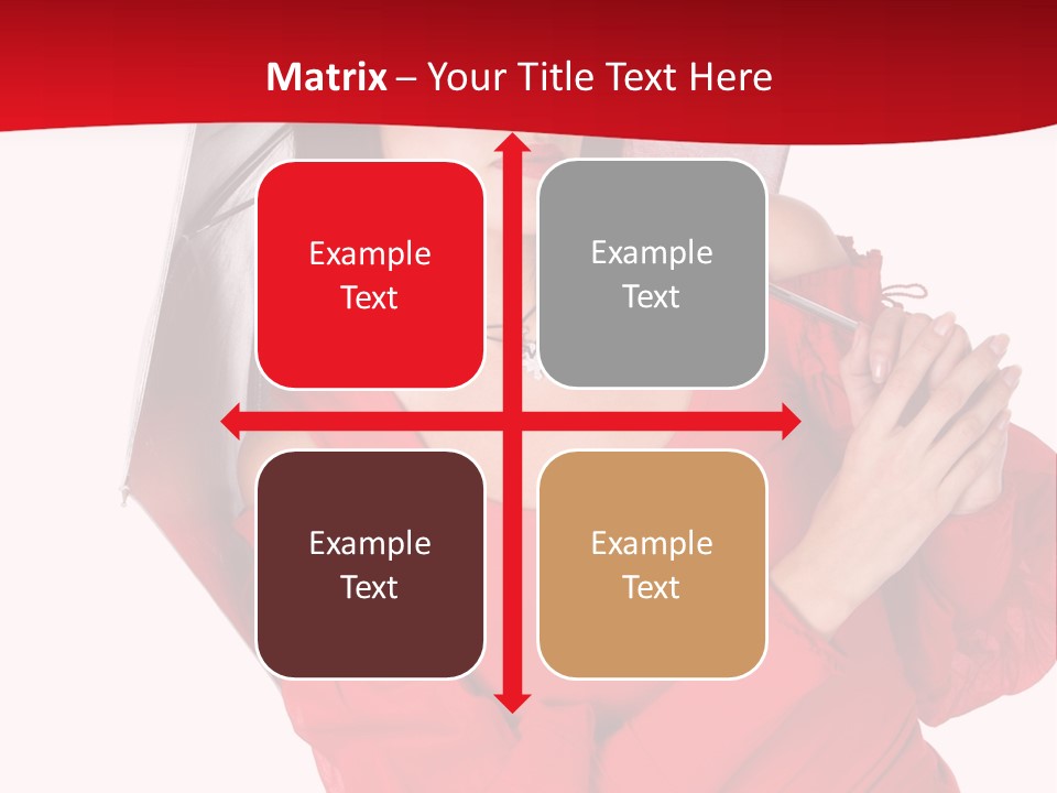 Long Wet Red PowerPoint Template