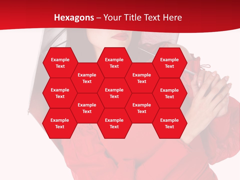 Long Wet Red PowerPoint Template