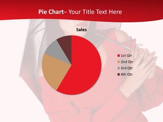 Long Wet Red PowerPoint Template