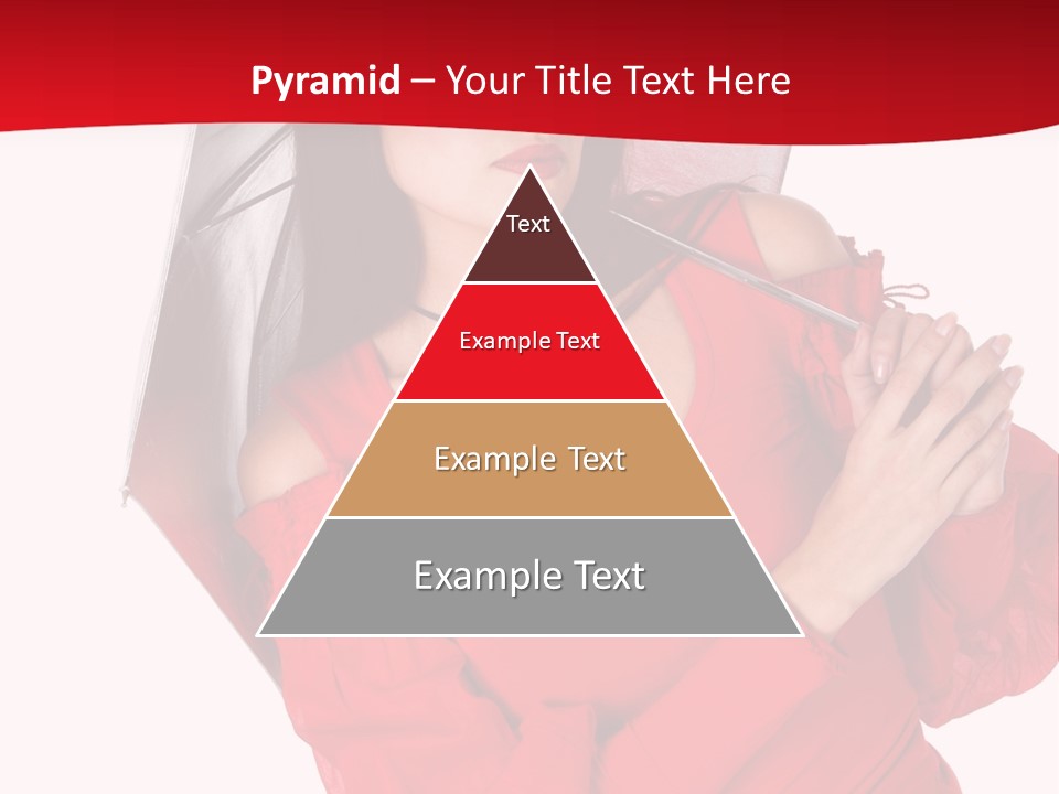 Long Wet Red PowerPoint Template