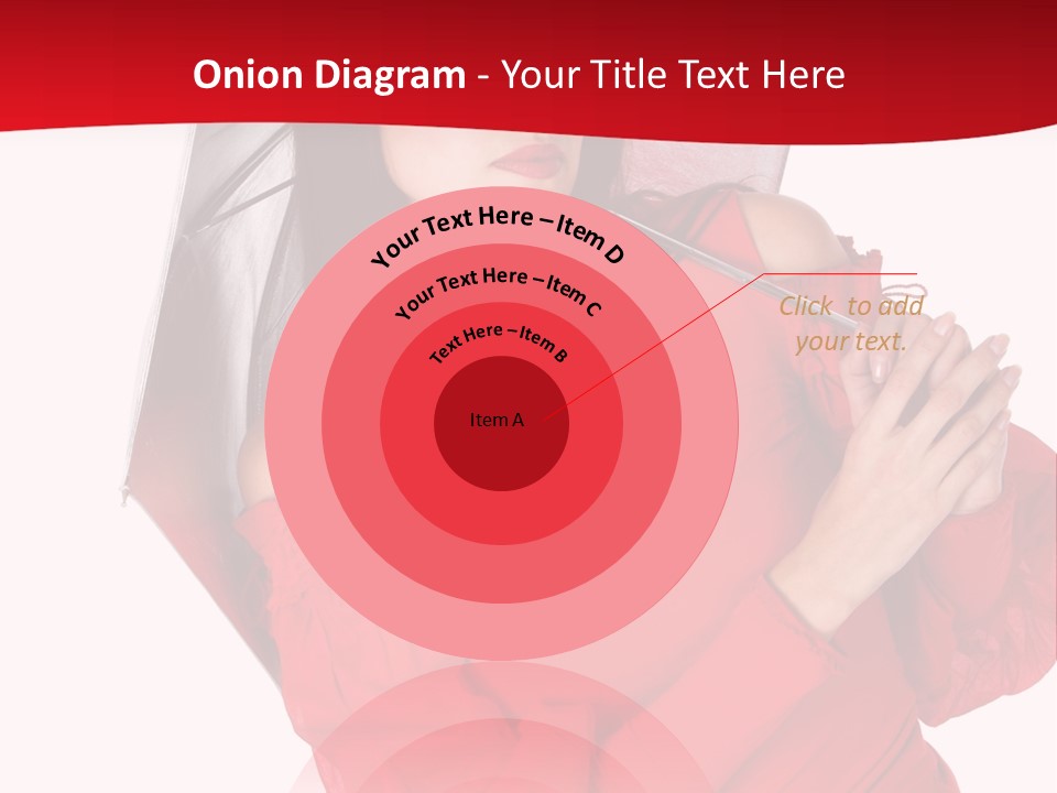 Long Wet Red PowerPoint Template
