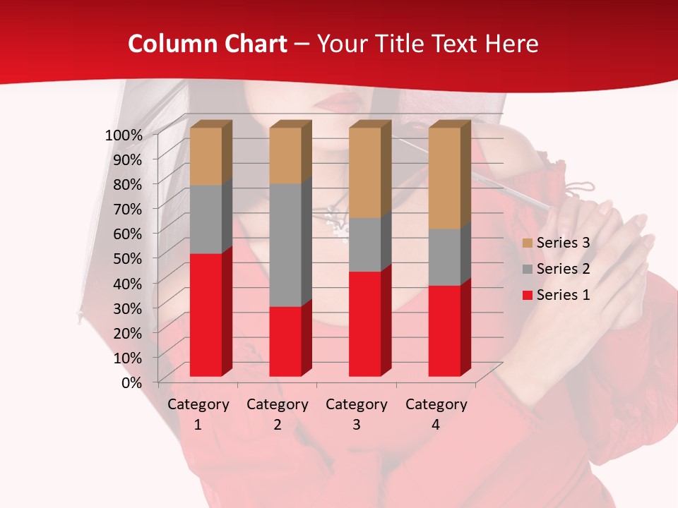 Long Wet Red PowerPoint Template