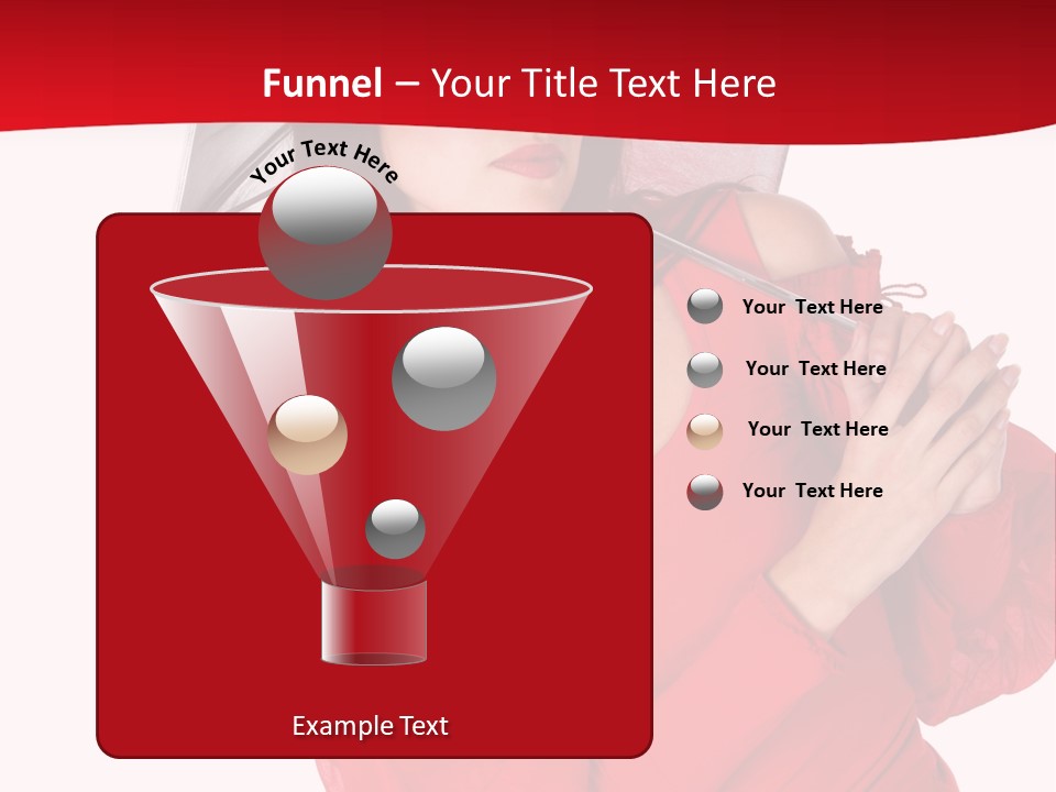 Long Wet Red PowerPoint Template