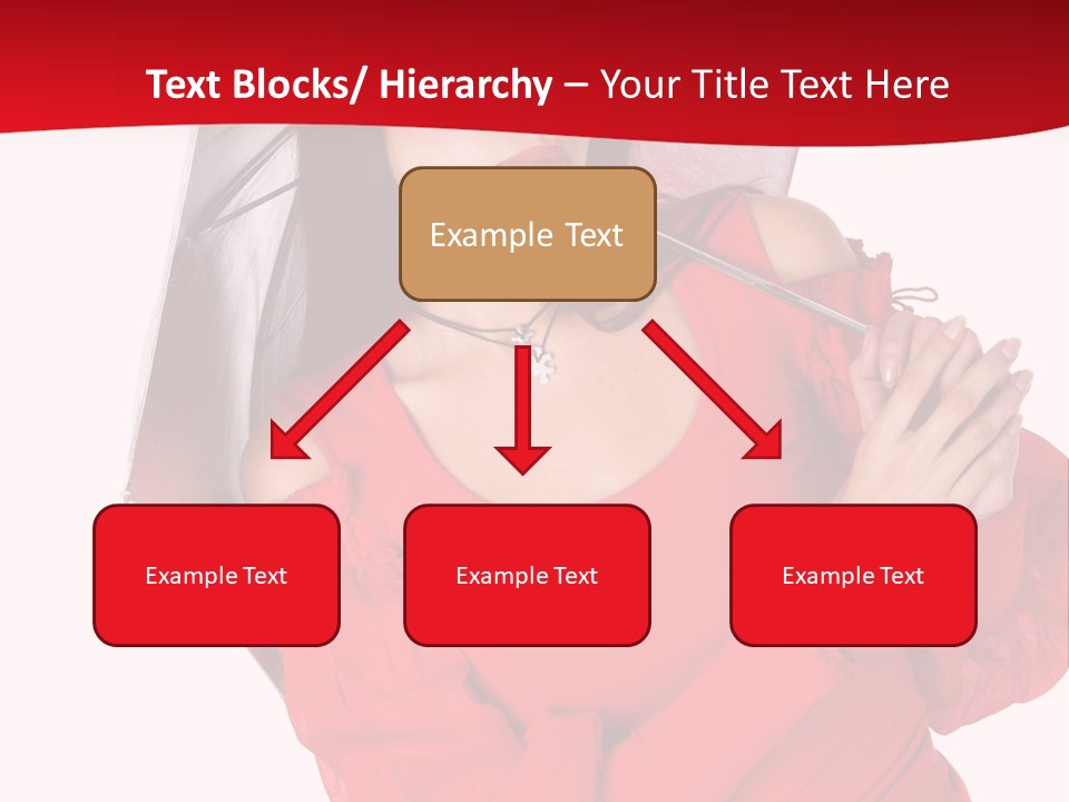 Long Wet Red PowerPoint Template