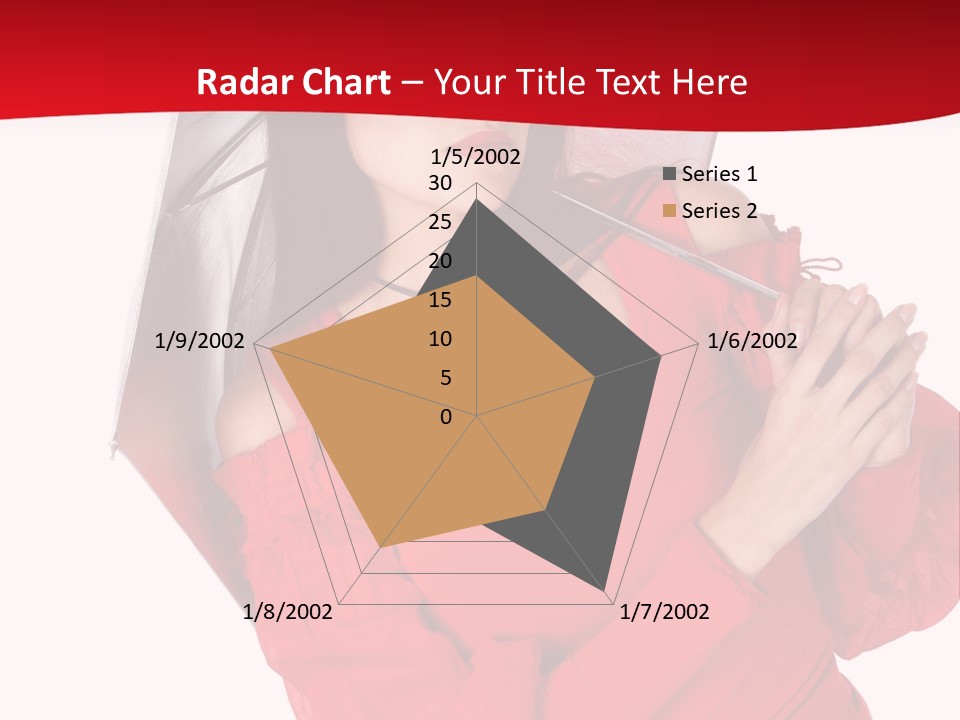 Long Wet Red PowerPoint Template