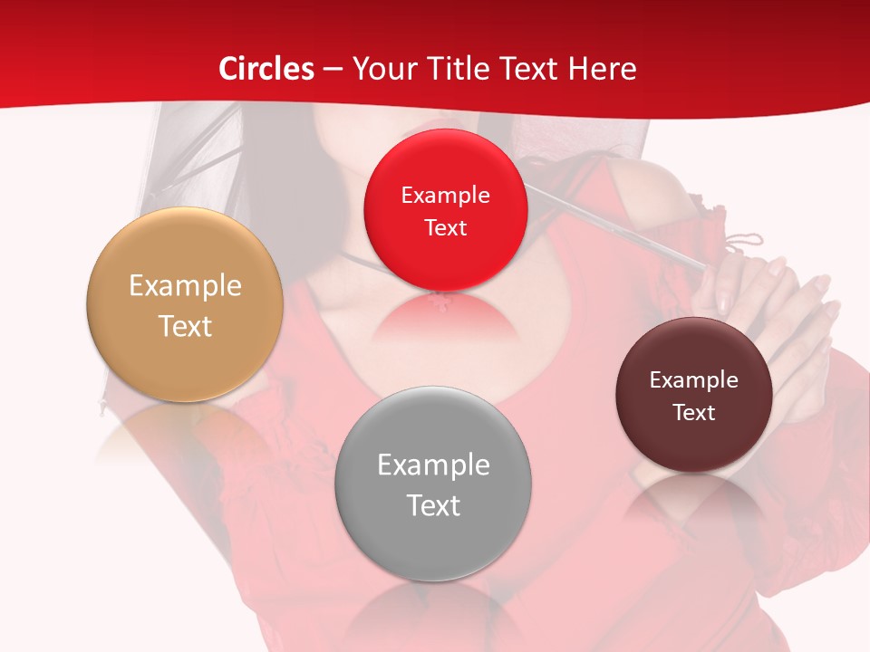 Long Wet Red PowerPoint Template
