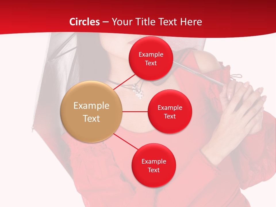 Long Wet Red PowerPoint Template