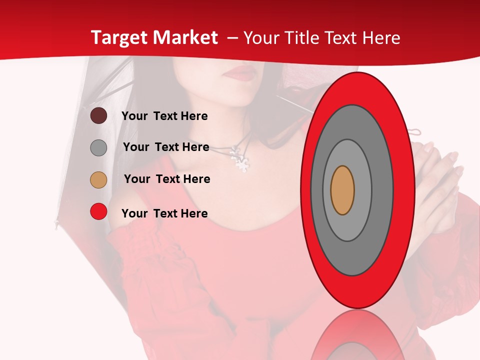 Long Wet Red PowerPoint Template