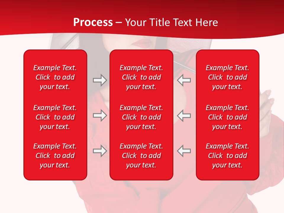 Long Wet Red PowerPoint Template
