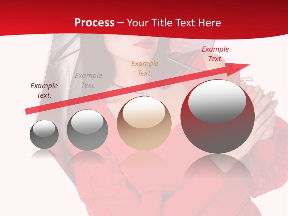 Long Wet Red PowerPoint Template