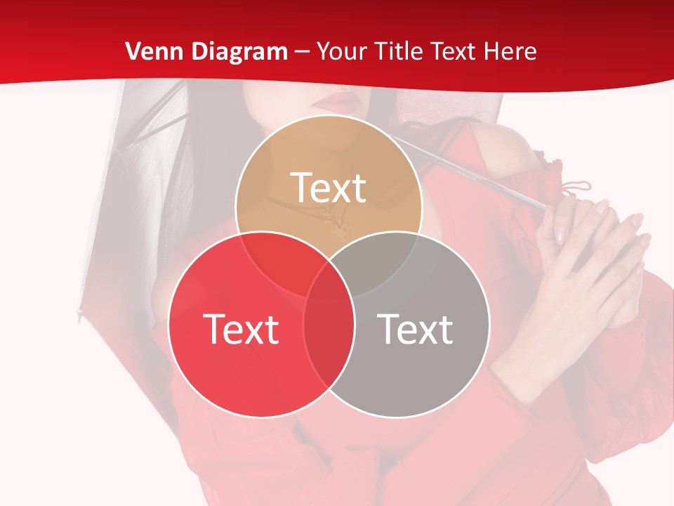 Long Wet Red PowerPoint Template
