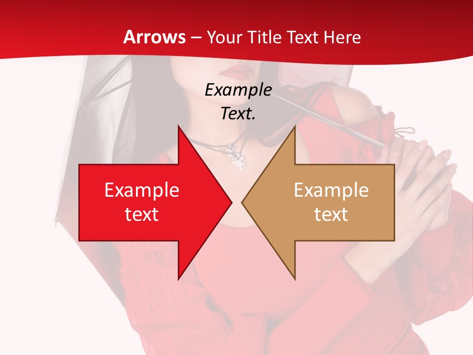 Long Wet Red PowerPoint Template