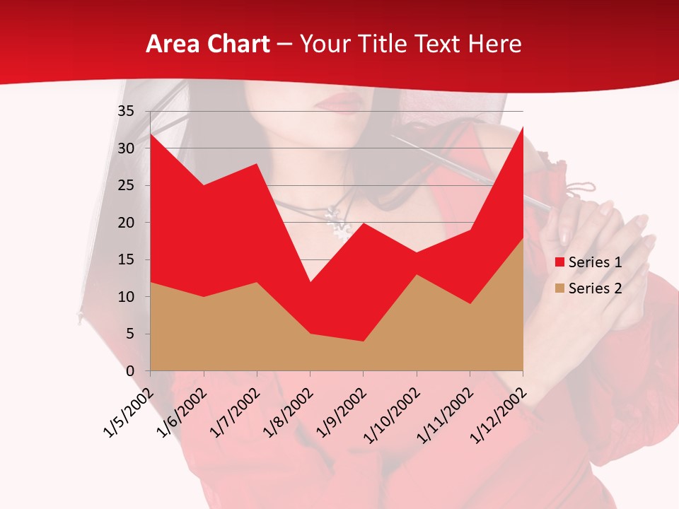 Long Wet Red PowerPoint Template