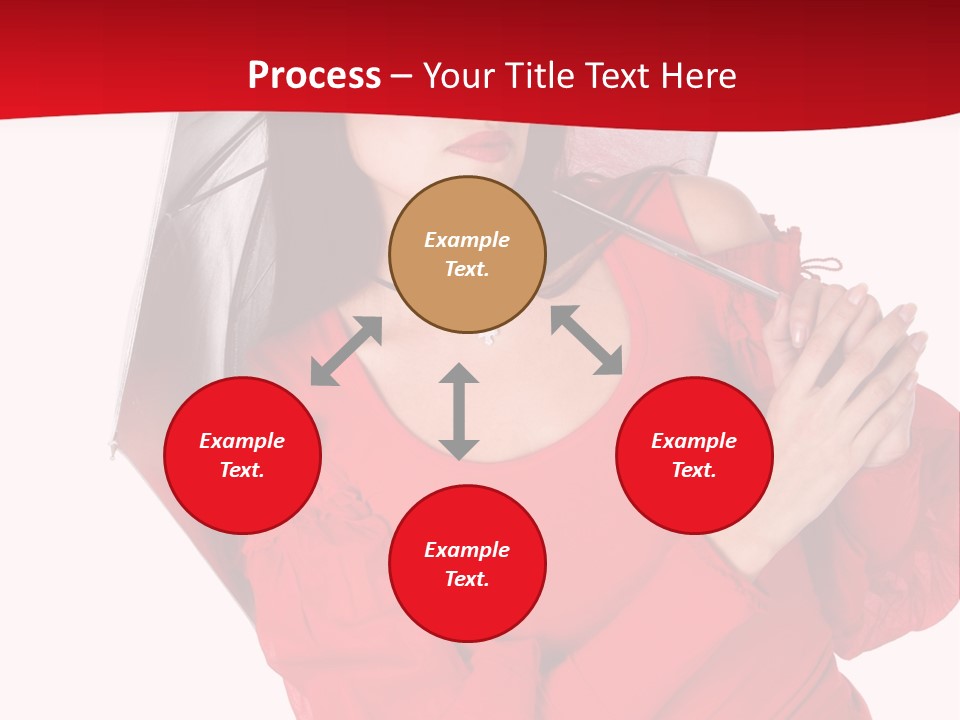 Long Wet Red PowerPoint Template