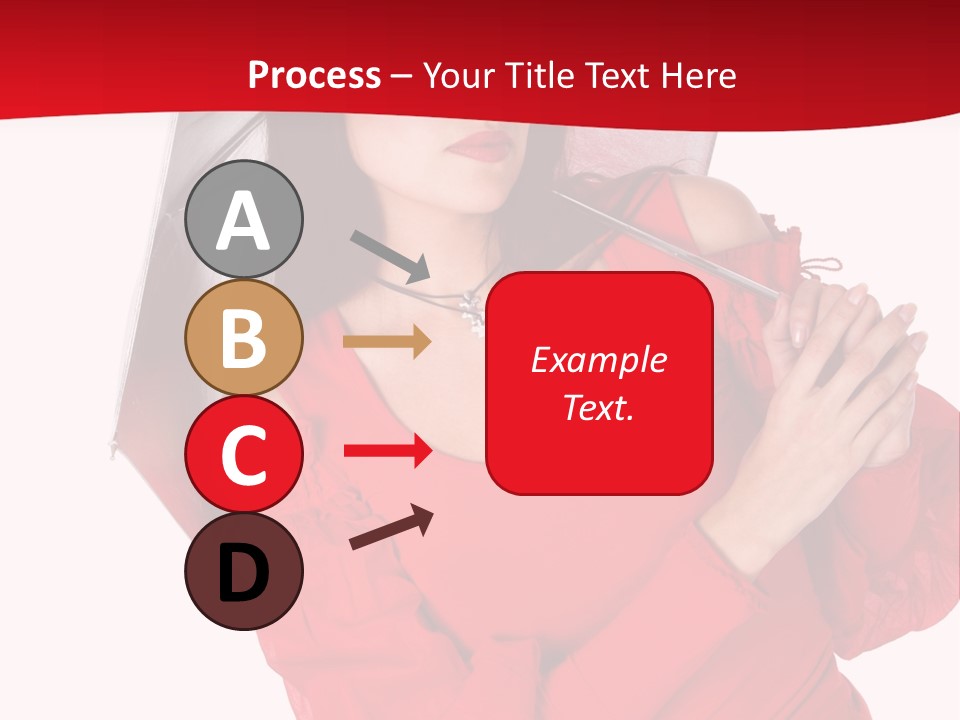 Long Wet Red PowerPoint Template