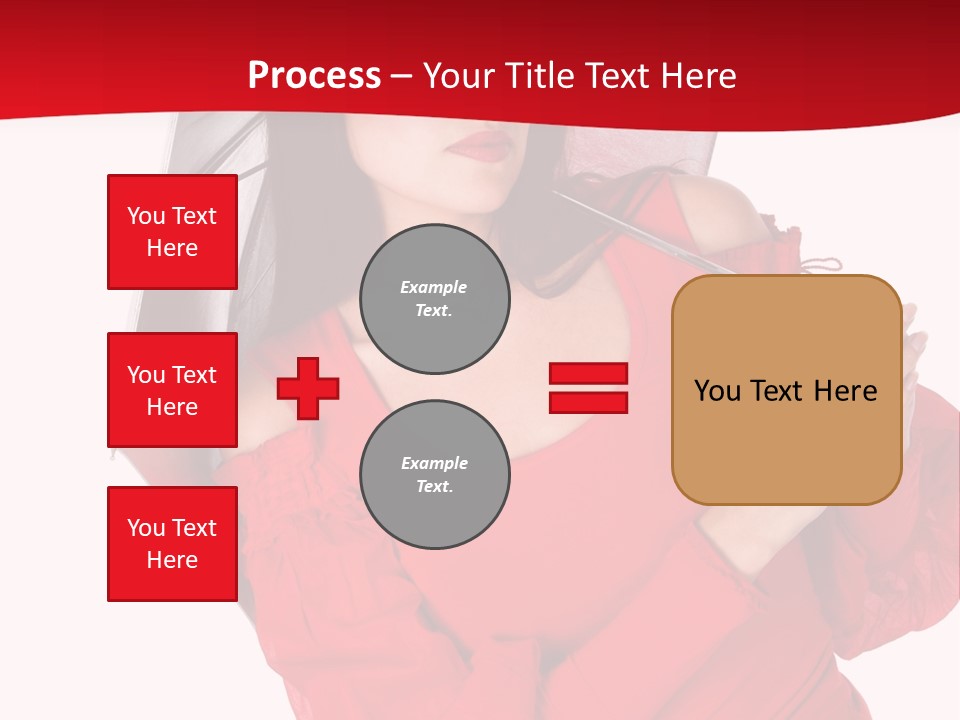 Long Wet Red PowerPoint Template