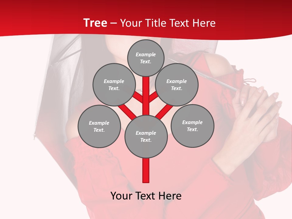 Long Wet Red PowerPoint Template