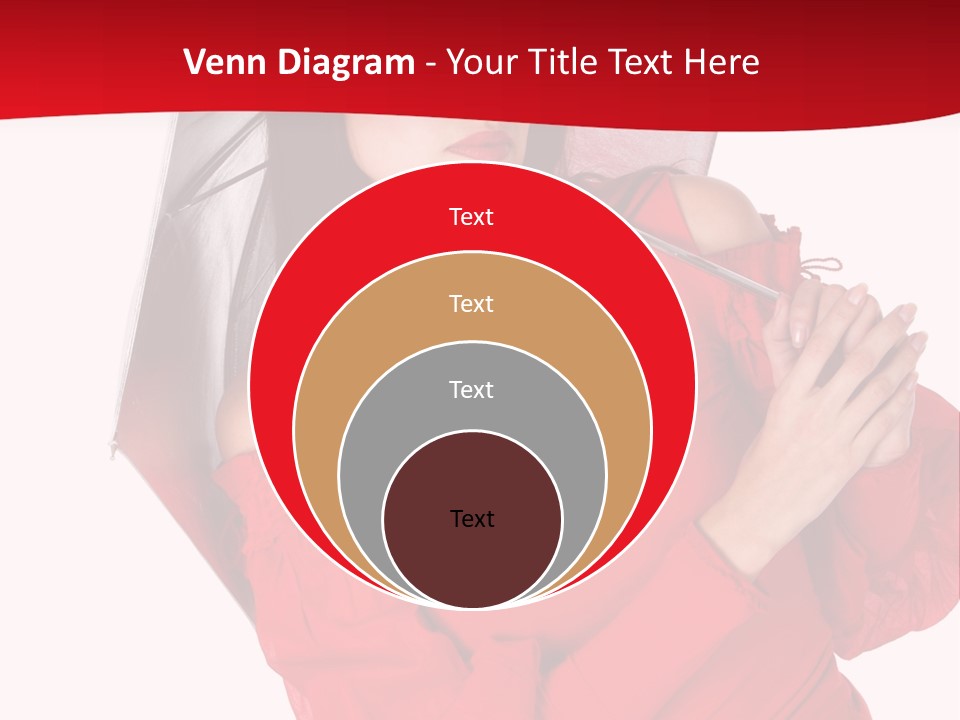 Long Wet Red PowerPoint Template