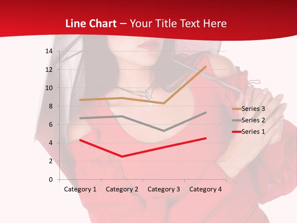 Long Wet Red PowerPoint Template